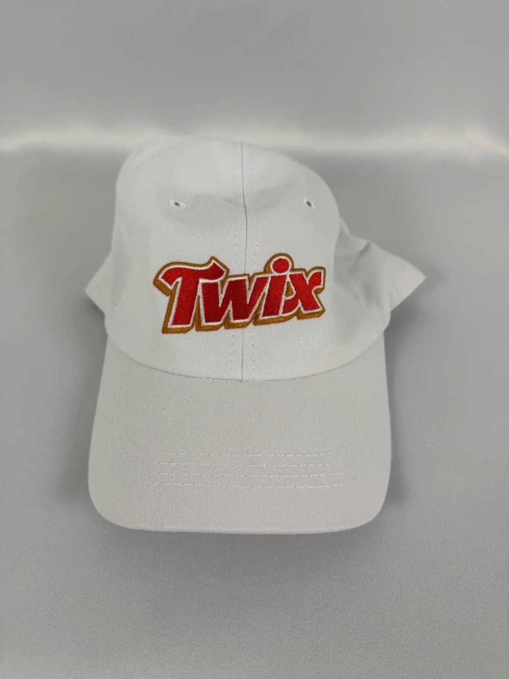 White Twix Logo Baseball Cap